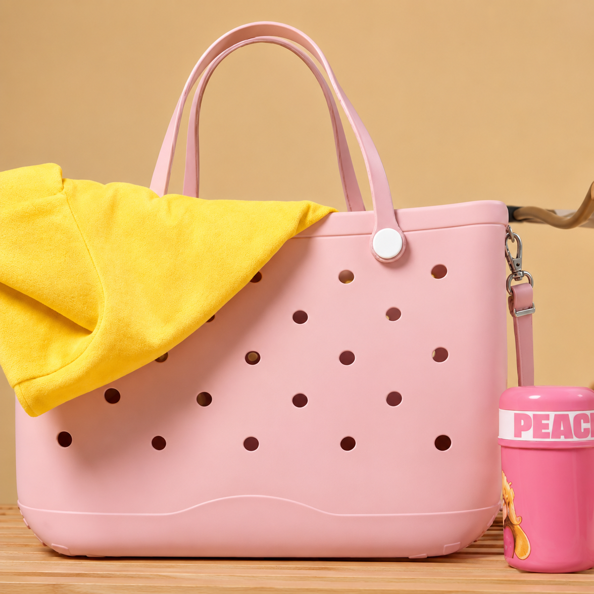 Bolsa de playa con diseño ergonomico