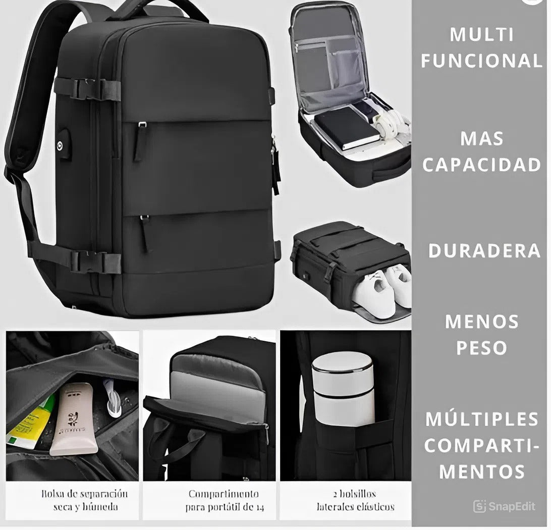 Bolso Multifuncional, viajes, negocios, universidad, aire libre.