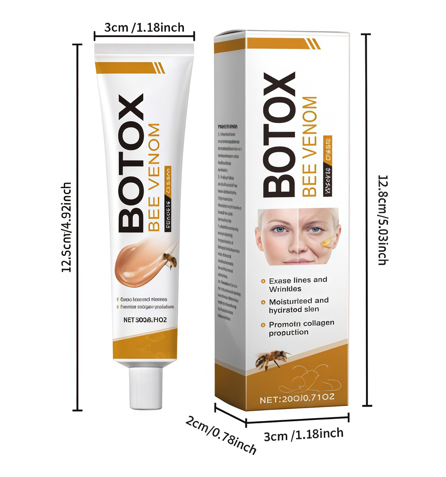 Crema BOTOX / LIFTING de Veneno de Abeja Compra 1 y Lleva 2