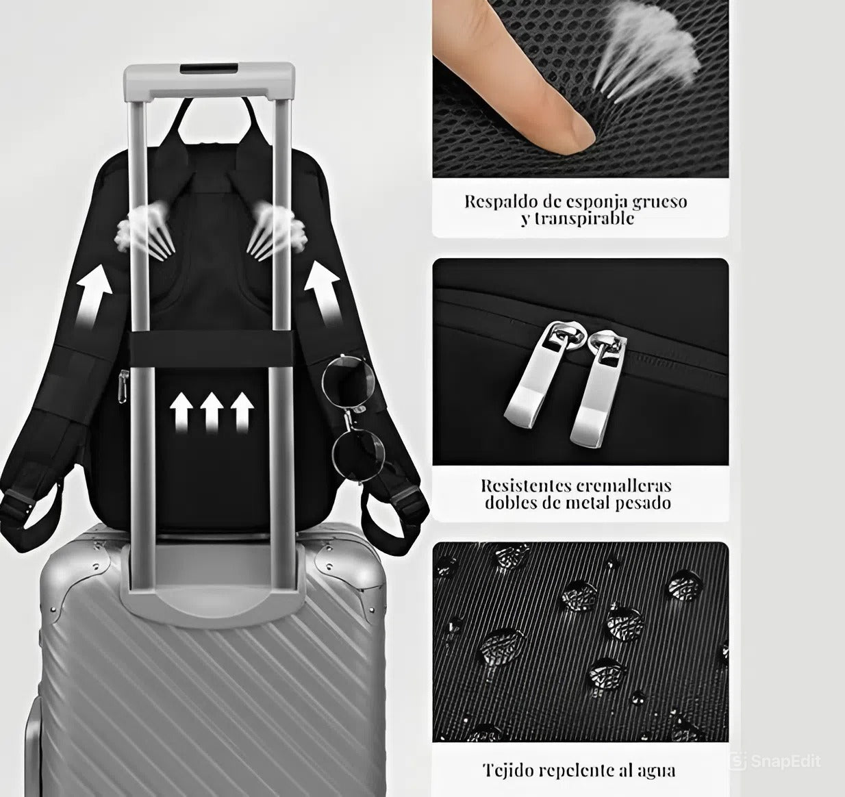 Bolso Multifuncional, viajes, negocios, universidad, aire libre.