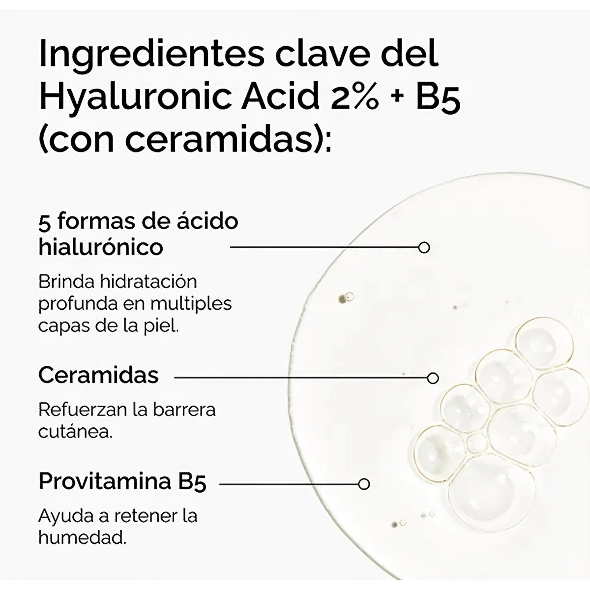 Hyaluronic Acid 2% + B5 – Hidratación Profunda y Piel Radiante
